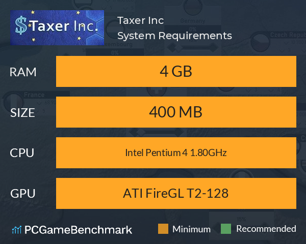 Taxer Inc System Requirements PC Graph - Can I Run Taxer Inc