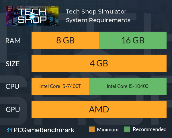 Tech Shop Simulator System Requirements PC Graph - Can I Run Tech Shop Simulator Tech Shop Simulator System Requirements PC Graph - Can I Run Tech Shop Simulator