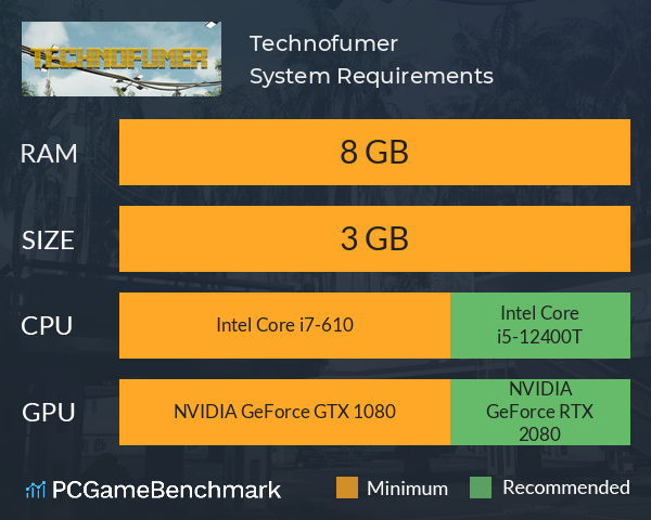 Technofumer System Requirements PC Graph - Can I Run Technofumer Technofumer System Requirements PC Graph - Can I Run Technofumer