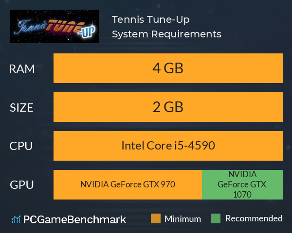 Tennis Tune-Up System Requirements PC Graph - Can I Run Tennis Tune-Up Tennis Tune-Up System Requirements PC Graph - Can I Run Tennis Tune-Up