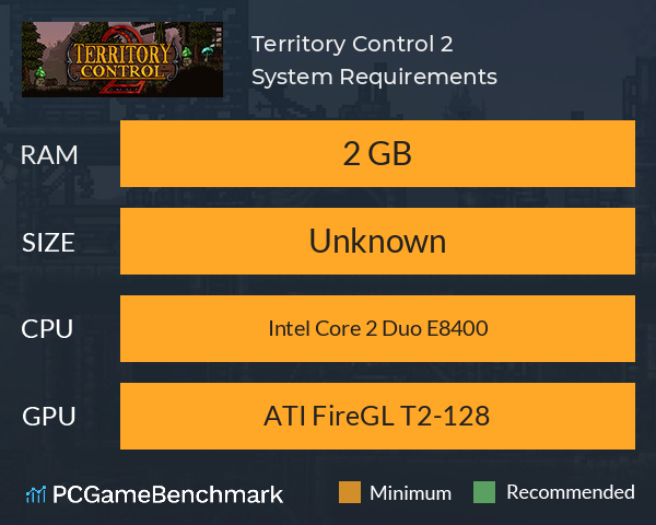 Territory Control 2 System Requirements PC Graph - Can I Run Territory Control 2 Territory Control 2 System Requirements PC Graph - Can I Run Territory Control 2