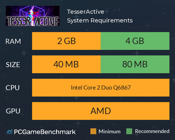 TesserActive System Requirements PC Graph - Can I Run TesserActive TesserActive System Requirements PC Graph - Can I Run TesserActive