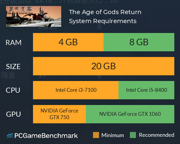 The Age of Gods Return System Requirements PC Graph - Can I Run The Age of Gods Return The Age of Gods Return System Requirements PC Graph - Can I Run The Age of Gods Return