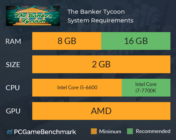The Banker Tycoon System Requirements PC Graph - Can I Run The Banker Tycoon The Banker Tycoon System Requirements PC Graph - Can I Run The Banker Tycoon