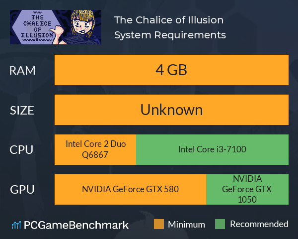 The Chalice of Illusion System Requirements PC Graph - Can I Run The Chalice of Illusion The Chalice of Illusion System Requirements PC Graph - Can I Run The Chalice of Illusion