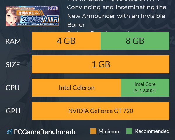The Invisible Man's Stealth NTR: Convincing and Inseminating the New Announcer with an Invisible Boner System Requirements PC Graph - Can I Run The Invisible Man's Stealth NTR: Convincing and Inseminating the New Announcer with an Invisible Boner The Invisible Man's Stealth NTR: Convincing and Inseminating the New Announcer with an Invisible Boner System Requirements PC Graph - Can I Run The Invisible Man's Stealth NTR: Convincing and Inseminating the New Announcer with an Invisible Boner