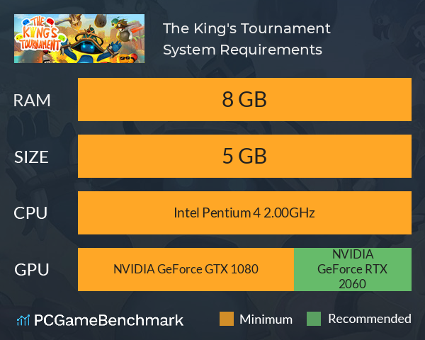 The King's Tournament System Requirements PC Graph - Can I Run The King's Tournament The King's Tournament System Requirements PC Graph - Can I Run The King's Tournament