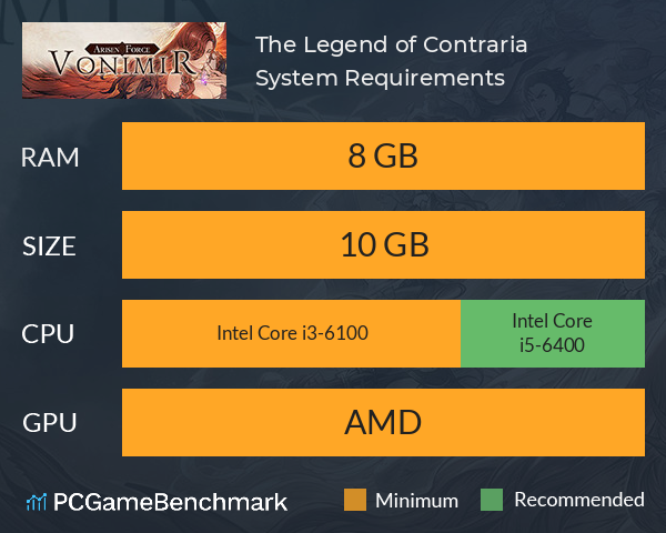 The Legend of Contraria System Requirements PC Graph - Can I Run The Legend of Contraria The Legend of Contraria System Requirements PC Graph - Can I Run The Legend of Contraria
