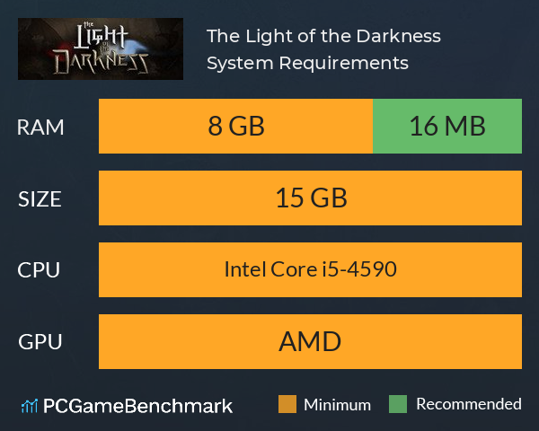 The Light of the Darkness System Requirements PC Graph - Can I Run The Light of the Darkness The Light of the Darkness System Requirements PC Graph - Can I Run The Light of the Darkness