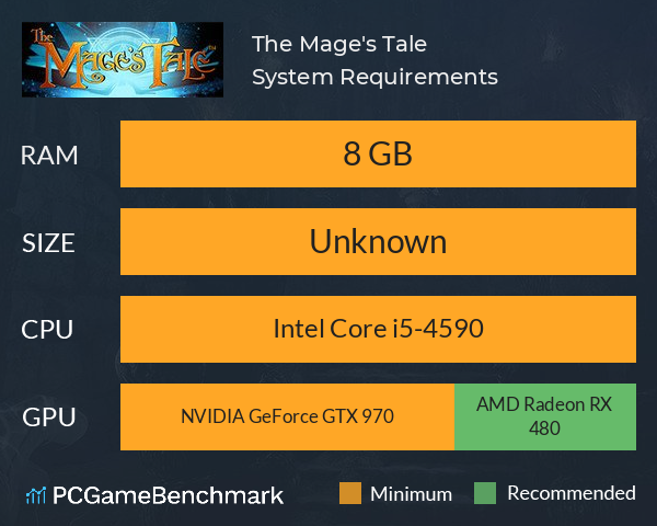 The Mage's Tale System Requirements PC Graph - Can I Run The Mage's Tale