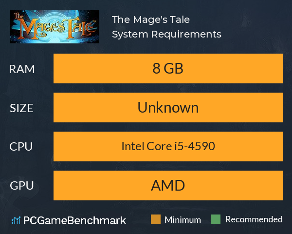 The Mage's Tale System Requirements PC Graph - Can I Run The Mage's Tale