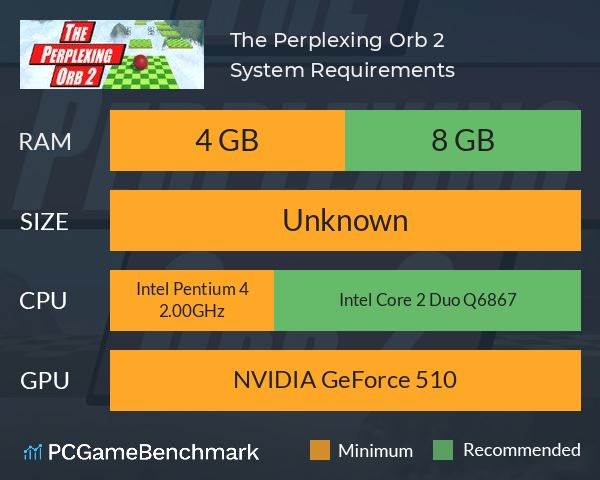 The Perplexing Orb 2 System Requirements PC Graph - Can I Run The Perplexing Orb 2 The Perplexing Orb 2 System Requirements PC Graph - Can I Run The Perplexing Orb 2