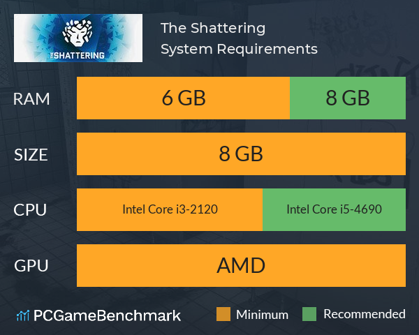 The Shattering System Requirements PC Graph - Can I Run The Shattering