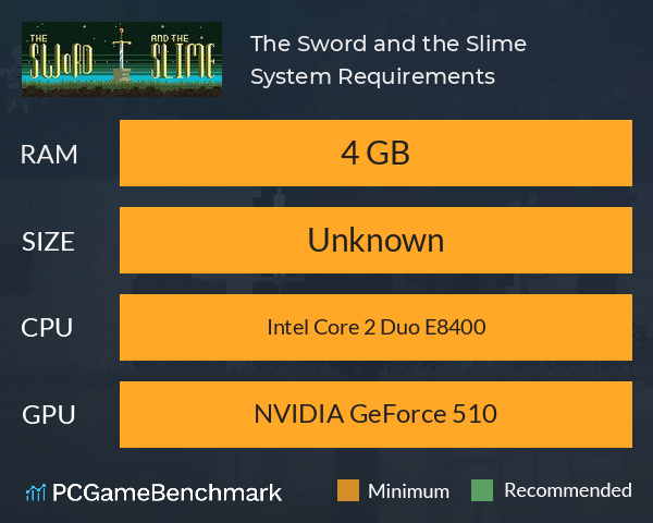 The Sword and the Slime System Requirements PC Graph - Can I Run The Sword and the Slime The Sword and the Slime System Requirements PC Graph - Can I Run The Sword and the Slime