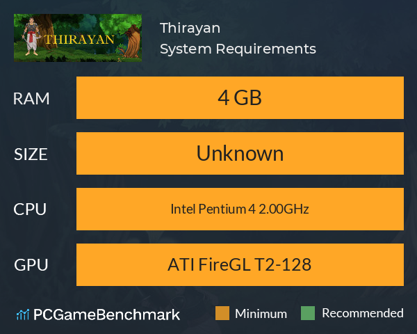 Thirayan System Requirements PC Graph - Can I Run Thirayan Thirayan System Requirements PC Graph - Can I Run Thirayan
