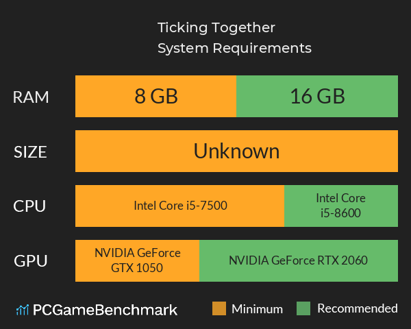Ticking Together System Requirements PC Graph - Can I Run Ticking Together Ticking Together System Requirements PC Graph - Can I Run Ticking Together