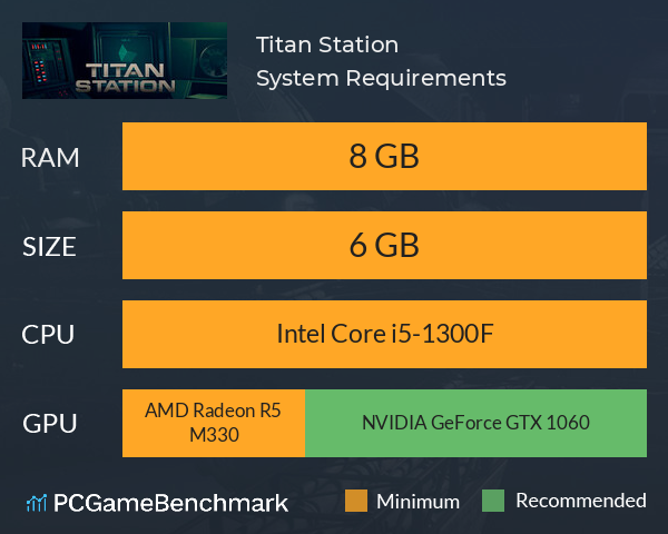 Titan Station System Requirements PC Graph - Can I Run Titan Station