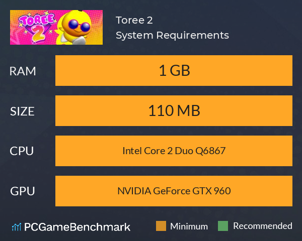 Toree 2 System Requirements PC Graph - Can I Run Toree 2 Toree 2 System Requirements PC Graph - Can I Run Toree 2