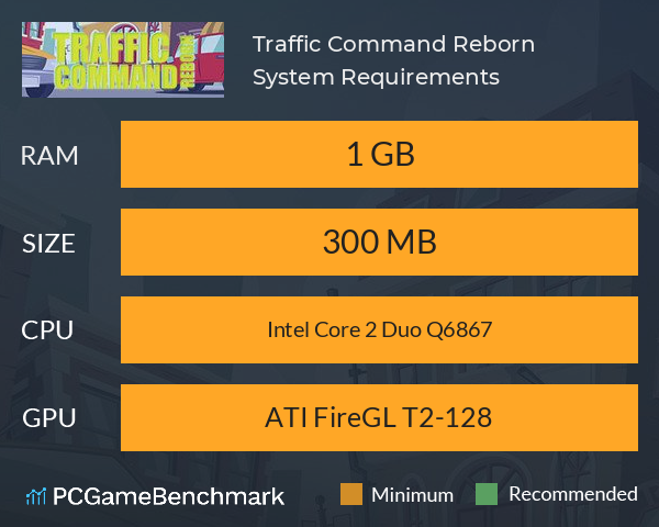 Traffic Command: Reborn System Requirements PC Graph - Can I Run Traffic Command: Reborn Traffic Command: Reborn System Requirements PC Graph - Can I Run Traffic Command: Reborn