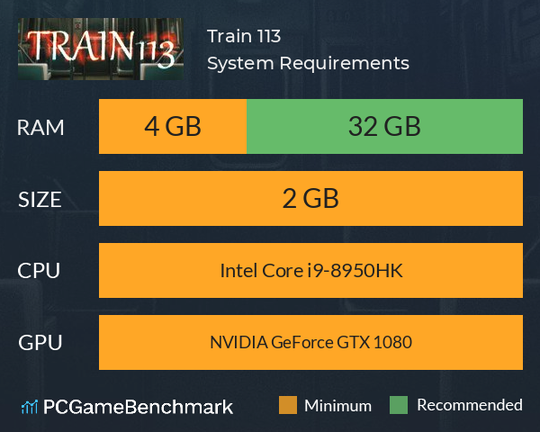 Train 113 System Requirements PC Graph - Can I Run Train 113 Train 113 System Requirements PC Graph - Can I Run Train 113