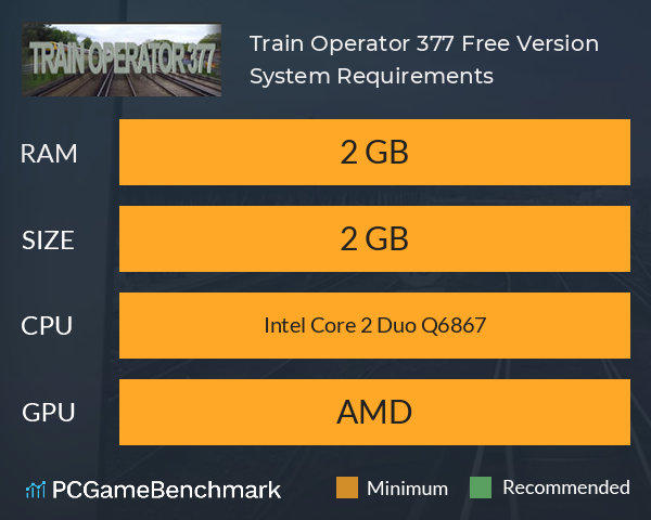 Train Operator 377 Free Version System Requirements PC Graph - Can I Run Train Operator 377 Free Version