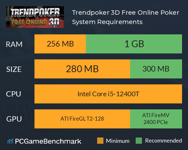 Trendpoker 3D: Free Online Poker System Requirements PC Graph - Can I Run Trendpoker 3D: Free Online Poker Trendpoker 3D: Free Online Poker System Requirements PC Graph - Can I Run Trendpoker 3D: Free Online Poker