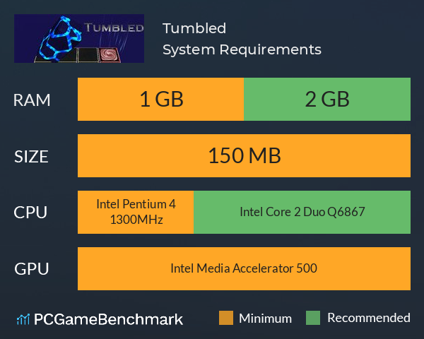 Tumbled System Requirements PC Graph - Can I Run Tumbled Tumbled System Requirements PC Graph - Can I Run Tumbled