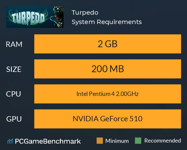 Turpedo System Requirements PC Graph - Can I Run Turpedo Turpedo System Requirements PC Graph - Can I Run Turpedo