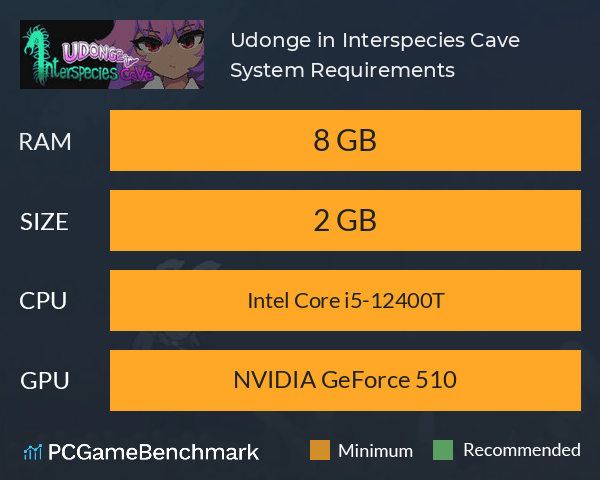 Udonge in Interspecies Cave System Requirements PC Graph - Can I Run Udonge in Interspecies Cave