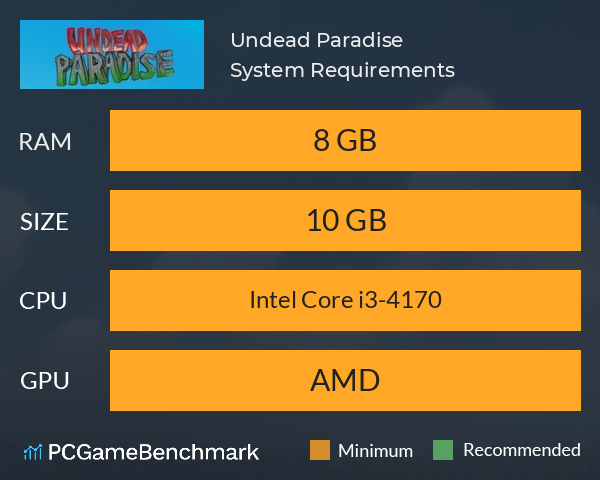 Undead Paradise System Requirements PC Graph - Can I Run Undead Paradise Undead Paradise System Requirements PC Graph - Can I Run Undead Paradise