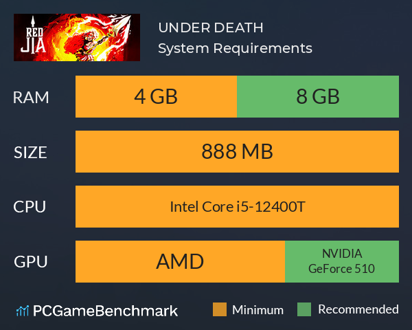 UNDER DEATH System Requirements PC Graph - Can I Run UNDER DEATH UNDER DEATH System Requirements PC Graph - Can I Run UNDER DEATH