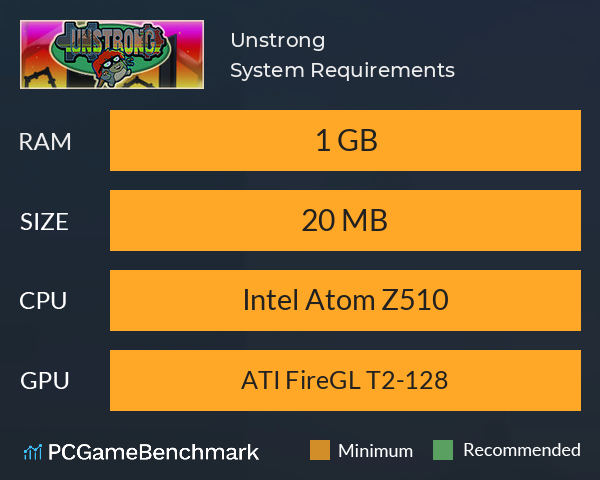 Unstrong System Requirements PC Graph - Can I Run Unstrong Unstrong System Requirements PC Graph - Can I Run Unstrong