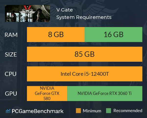 V Gate System Requirements PC Graph - Can I Run V Gate