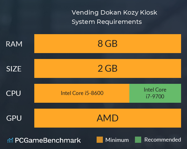 Vending Dokan!: Kozy Kiosk System Requirements PC Graph - Can I Run Vending Dokan!: Kozy Kiosk