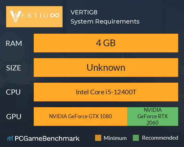 VERTIG8 System Requirements PC Graph - Can I Run VERTIG8 VERTIG8 System Requirements PC Graph - Can I Run VERTIG8