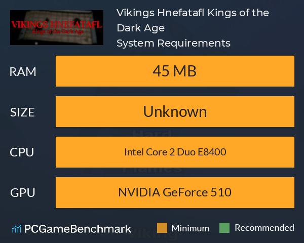 Vikings Hnefatafl: Kings of the Dark Age System Requirements PC Graph - Can I Run Vikings Hnefatafl: Kings of the Dark Age Vikings Hnefatafl: Kings of the Dark Age System Requirements PC Graph - Can I Run Vikings Hnefatafl: Kings of the Dark Age