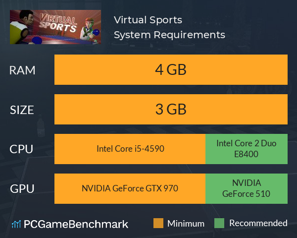 Virtual Sports System Requirements PC Graph - Can I Run Virtual Sports
