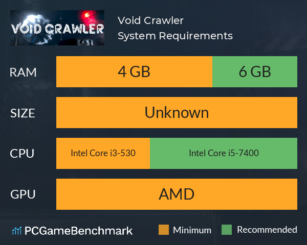 Void Crawler System Requirements PC Graph - Can I Run Void Crawler