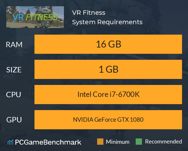 VR Fitness System Requirements PC Graph - Can I Run VR Fitness VR Fitness System Requirements PC Graph - Can I Run VR Fitness
