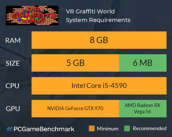 VR Graffiti World System Requirements PC Graph - Can I Run VR Graffiti World VR Graffiti World System Requirements PC Graph - Can I Run VR Graffiti World