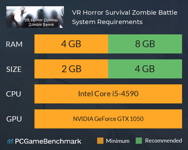 VR Horror Survival Zombie Battle System Requirements PC Graph - Can I Run VR Horror Survival Zombie Battle VR Horror Survival Zombie Battle System Requirements PC Graph - Can I Run VR Horror Survival Zombie Battle