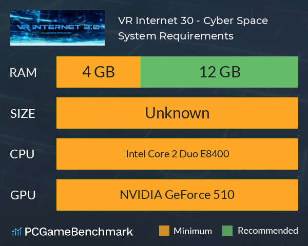 VR Internet 3.0 - Cyber Space System Requirements PC Graph - Can I Run VR Internet 3.0 - Cyber Space VR Internet 3.0 - Cyber Space System Requirements PC Graph - Can I Run VR Internet 3.0 - Cyber Space