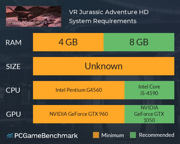 VR Jurassic Adventure HD System Requirements PC Graph - Can I Run VR Jurassic Adventure HD VR Jurassic Adventure HD System Requirements PC Graph - Can I Run VR Jurassic Adventure HD