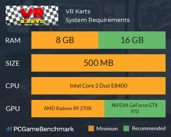 VR Karts System Requirements PC Graph - Can I Run VR Karts