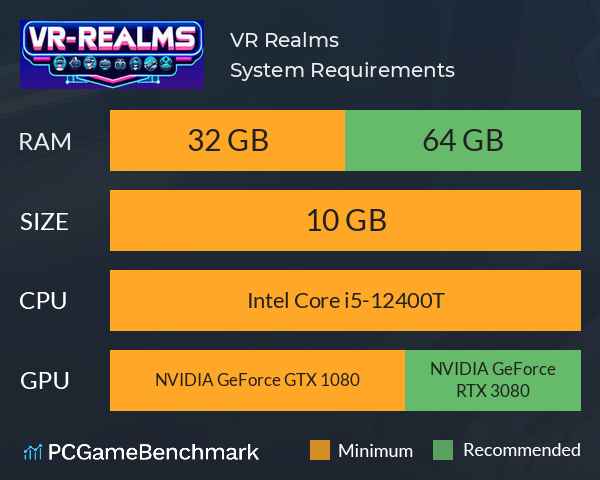 VR Realms System Requirements PC Graph - Can I Run VR Realms VR Realms System Requirements PC Graph - Can I Run VR Realms
