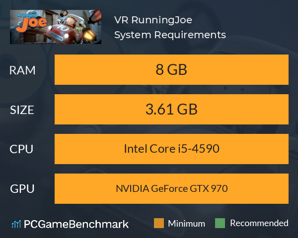 VR RunningJoe System Requirements PC Graph - Can I Run VR RunningJoe VR RunningJoe System Requirements PC Graph - Can I Run VR RunningJoe