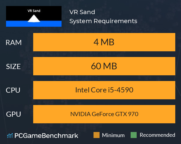VR Sand System Requirements PC Graph - Can I Run VR Sand VR Sand System Requirements PC Graph - Can I Run VR Sand