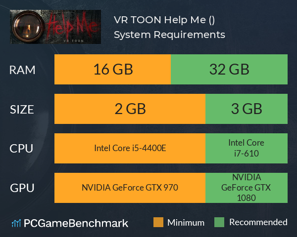 VR TOON Help Me (살려주세요) System Requirements PC Graph - Can I Run VR TOON Help Me (살려주세요) VR TOON Help Me (살려주세요) System Requirements PC Graph - Can I Run VR TOON Help Me (살려주세요)