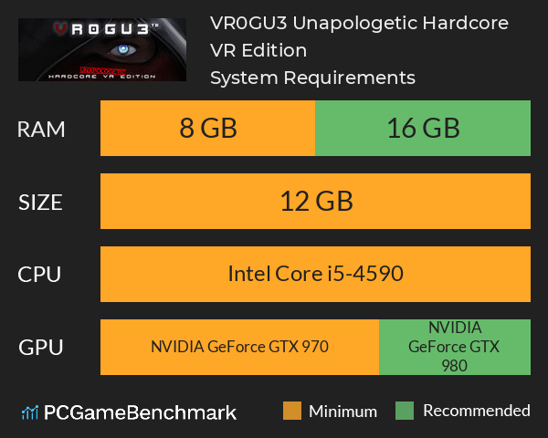 VR0GU3: Unapologetic Hardcore VR Edition System Requirements PC Graph - Can I Run VR0GU3: Unapologetic Hardcore VR Edition VR0GU3: Unapologetic Hardcore VR Edition System Requirements PC Graph - Can I Run VR0GU3: Unapologetic Hardcore VR Edition