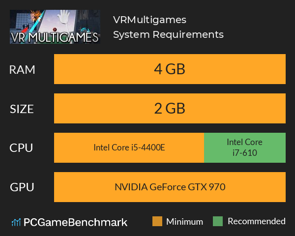 VRMultigames System Requirements PC Graph - Can I Run VRMultigames VRMultigames System Requirements PC Graph - Can I Run VRMultigames